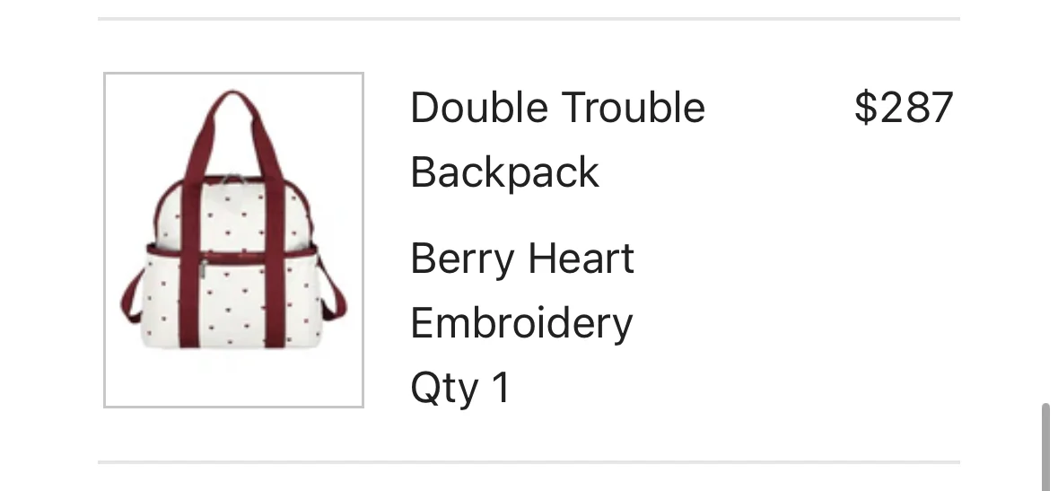 Image for LeSportSac Double Trouble Backpack
