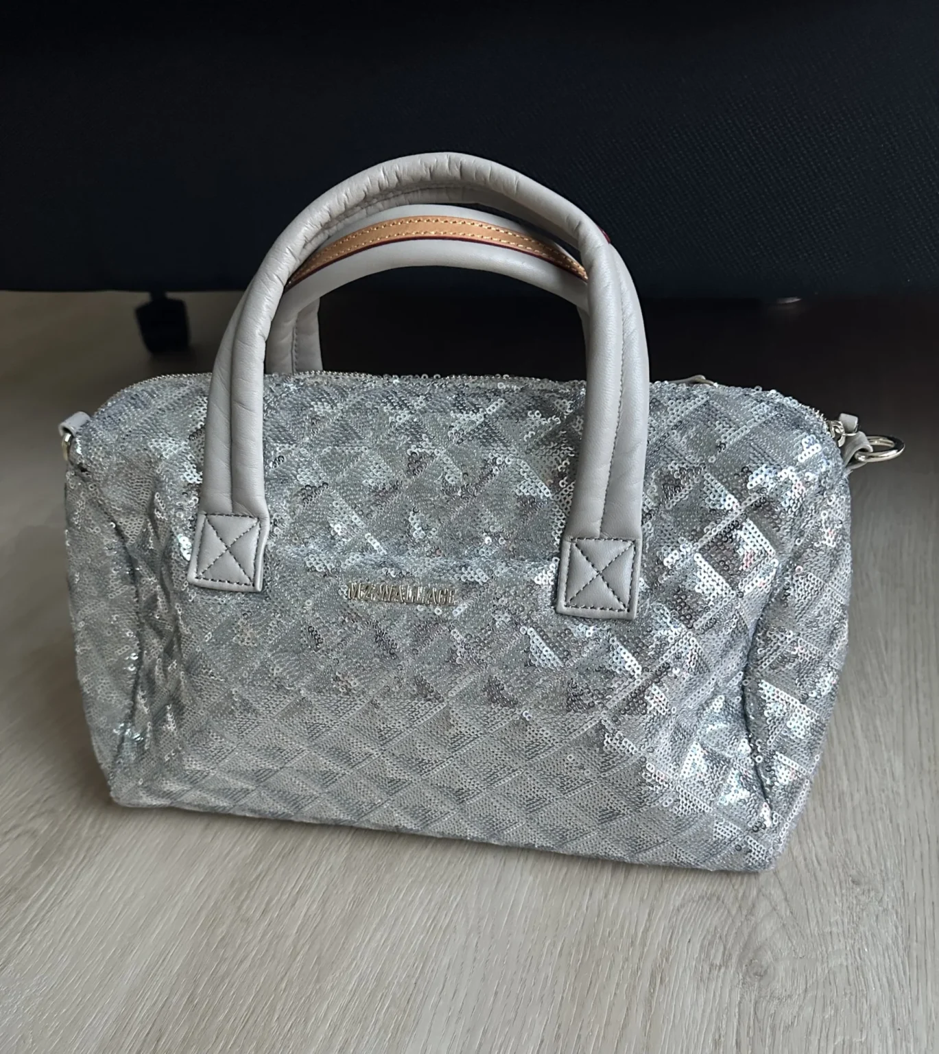Featured image for MZ Wallace Ice Sequin Medium Satchel