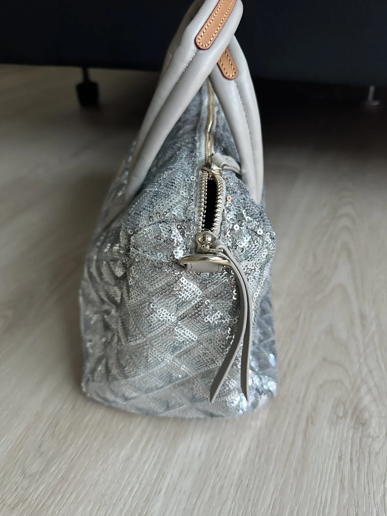 Image for MZ Wallace Ice Sequin Medium Satchel