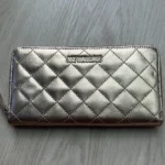 Featured thumbnail for MZ Wallace Metallic Leather Long Zip Wallet