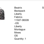 Thumbnail for Herschel x Liberty London Beatrix Backpack