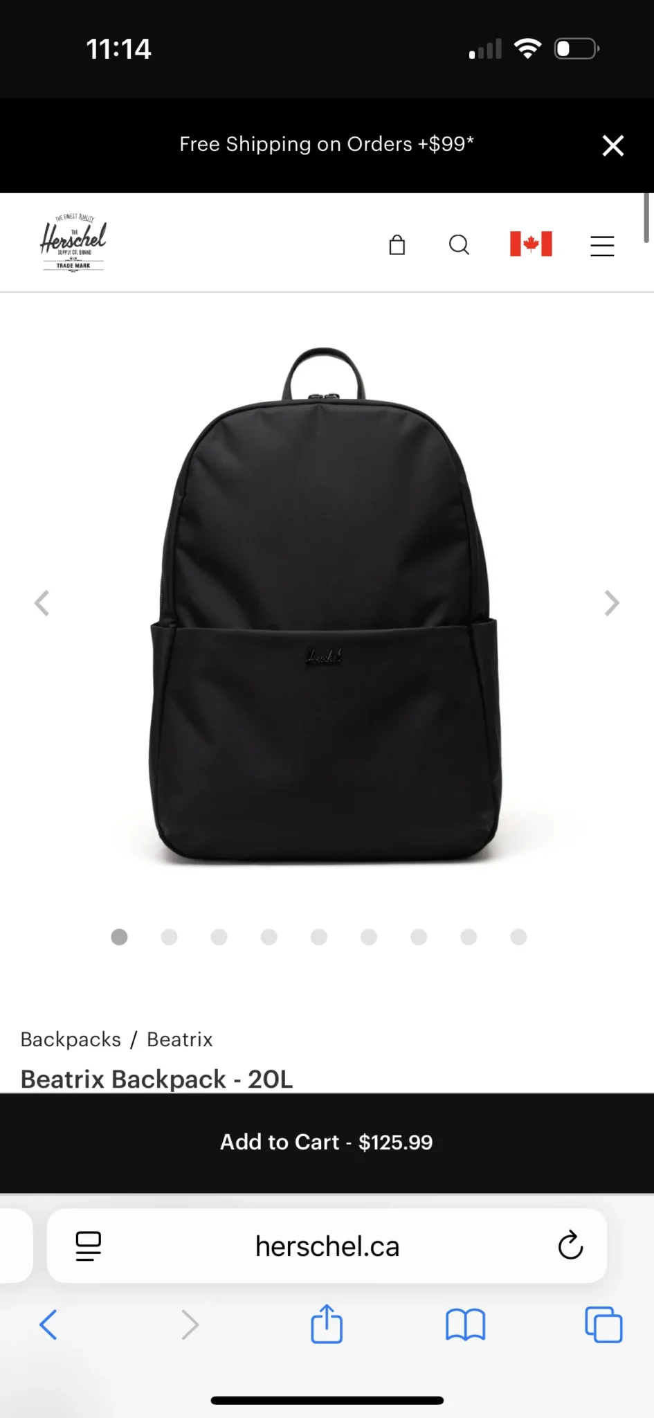 Image for Herschel x Liberty London Beatrix Backpack
