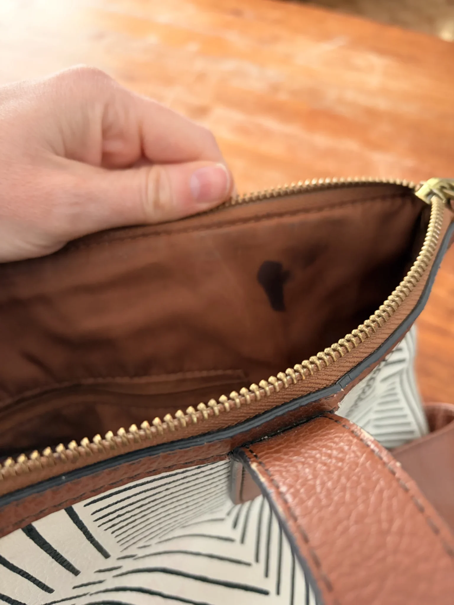 Image for Sac en cuir Fossil