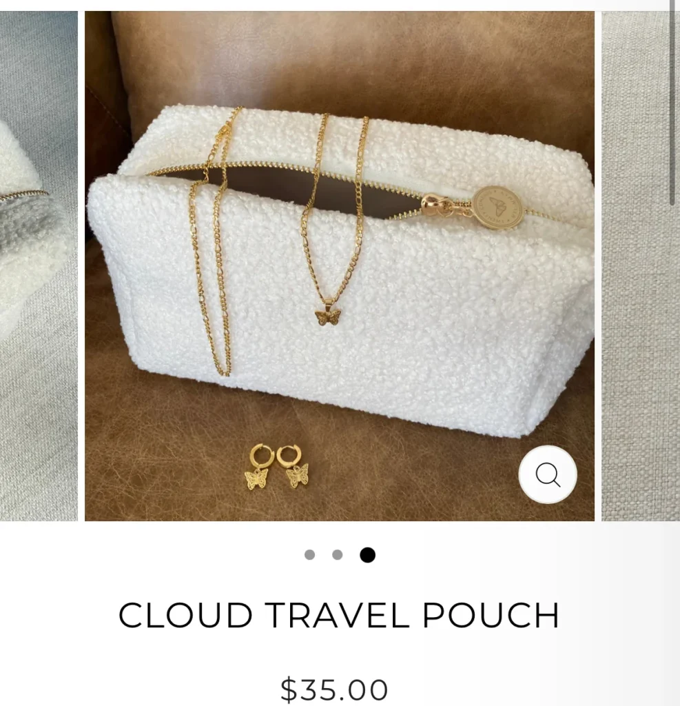 Image for Twenty Compass Cloud Travel Pouch