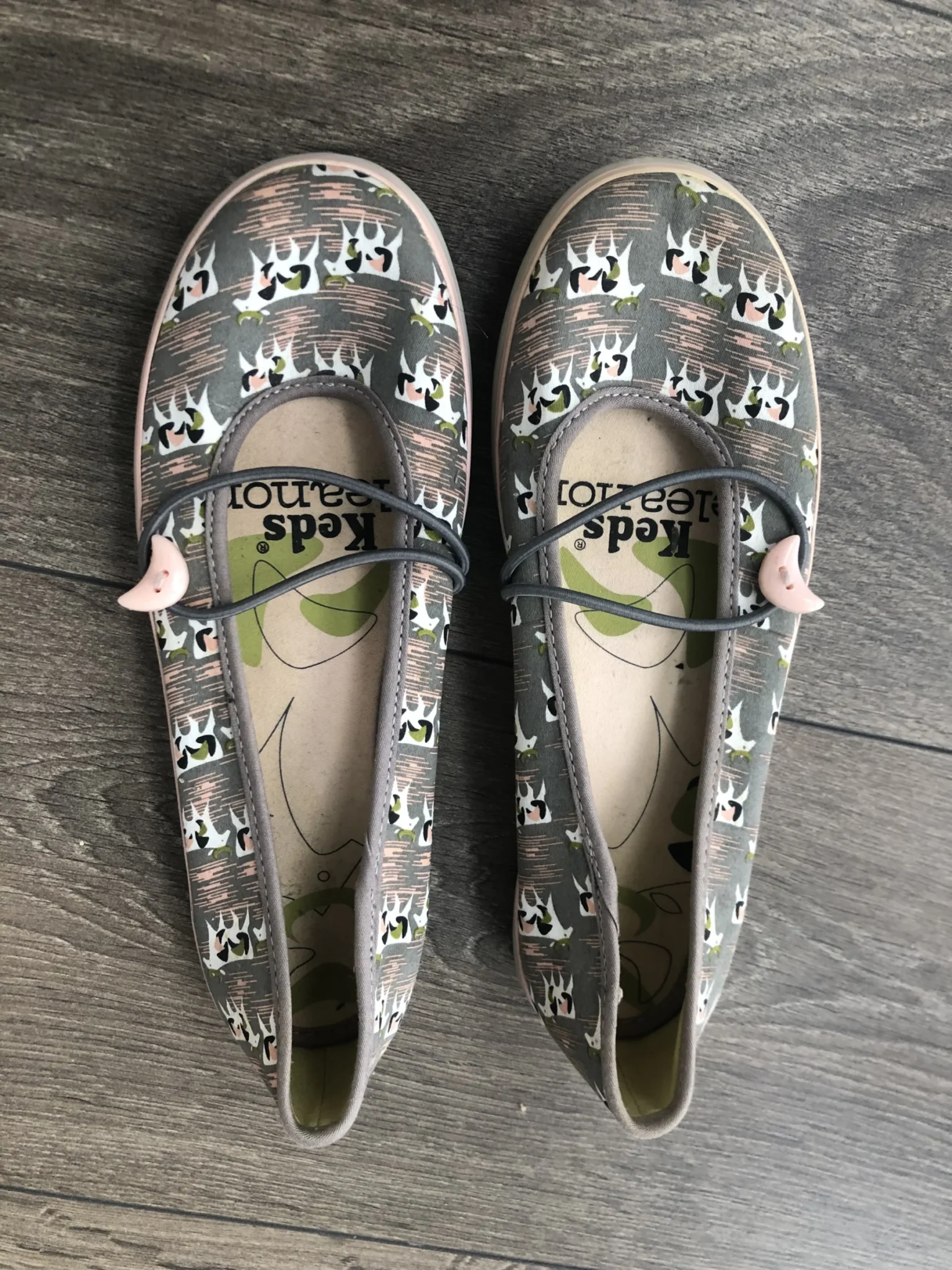 Image for Keds Cow Print Flats 6
