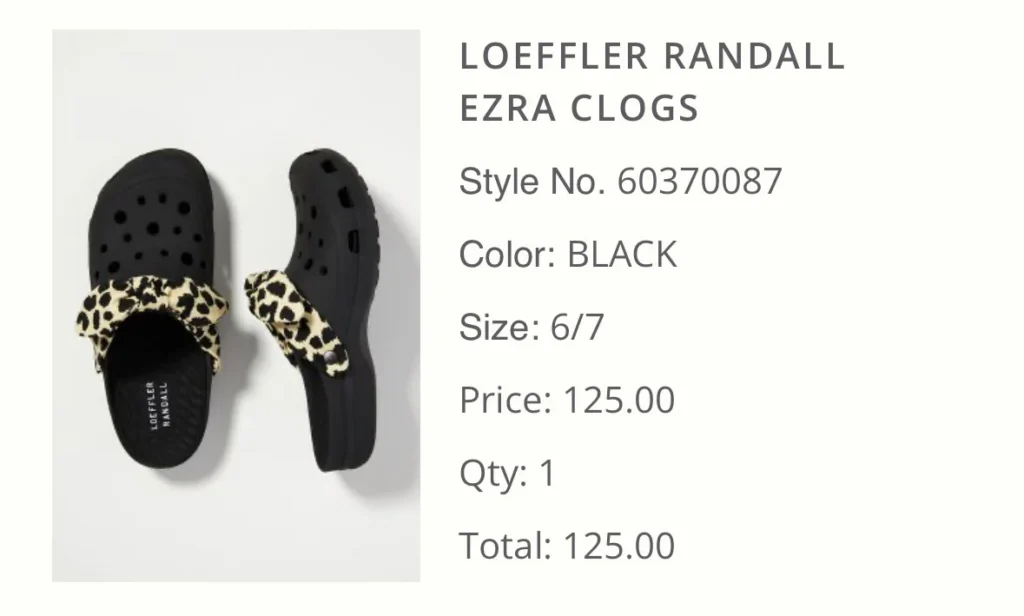 Image for Loeffler Randall Ezra Clogs 6/7