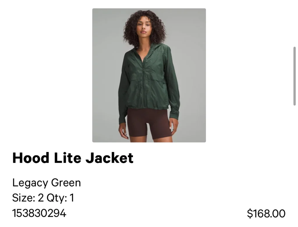 Image for Lululemon Hood Lite Jacket 2