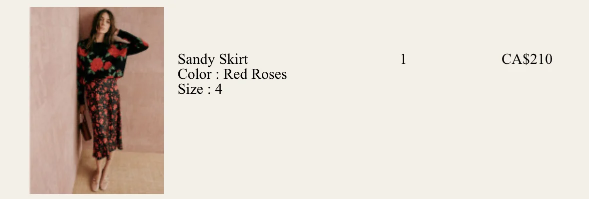 Image for Sézane Sandy Skirt 4