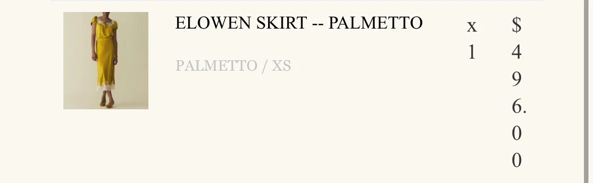 Image for DÔEN Elowen Skirt XS