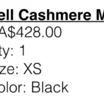 Thumbnail for Reformation Bell Mini Cashmere Dress XS