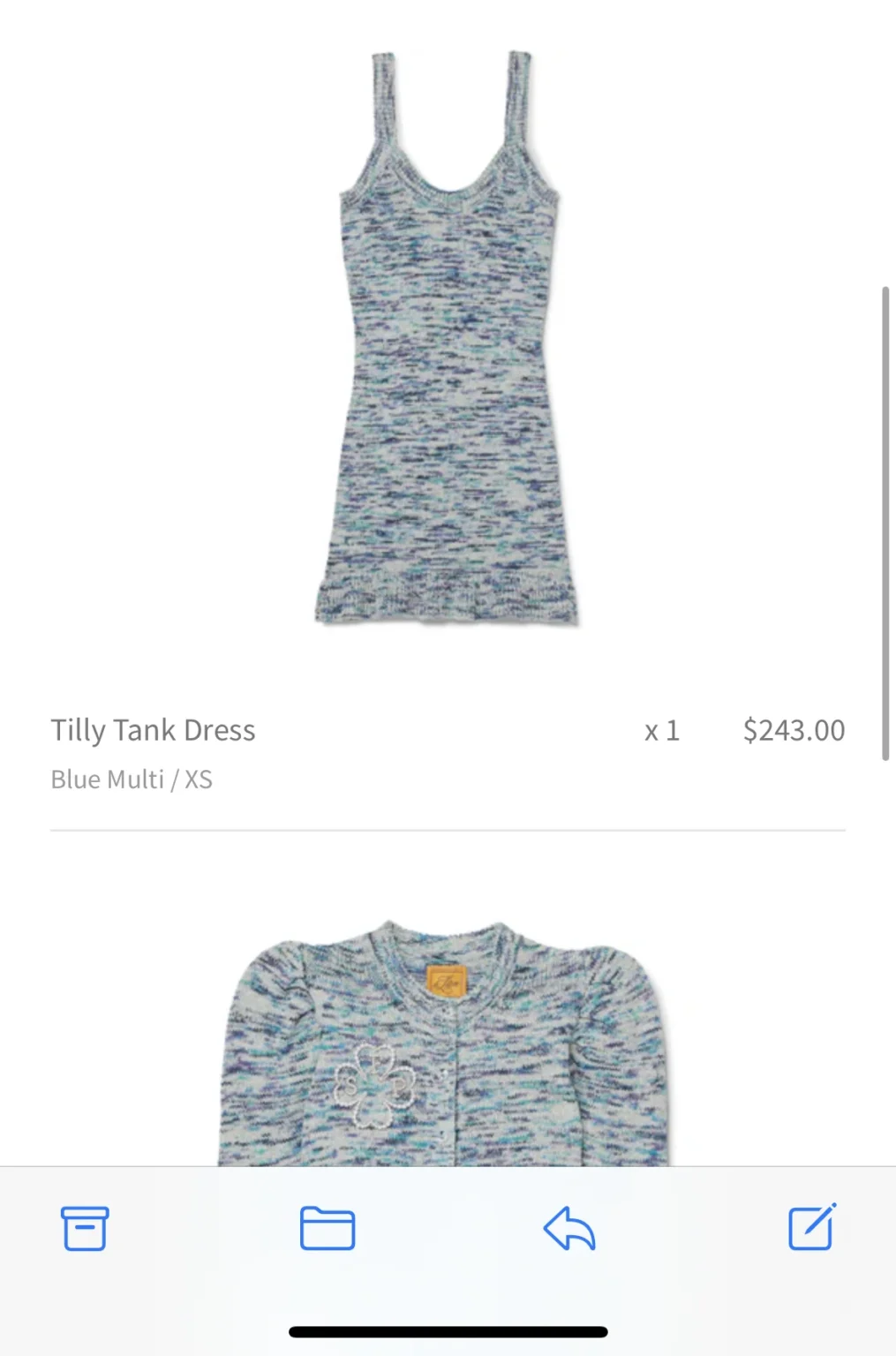 Image for Le Lion Tilly Tank Dress XS