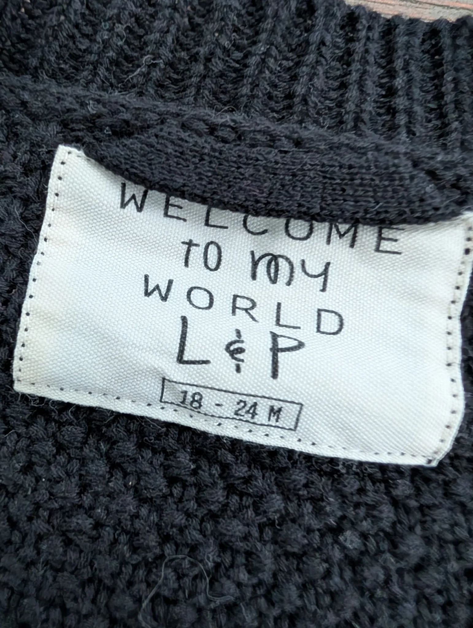 Image for Cardigan L et P apparel 18-24 mois