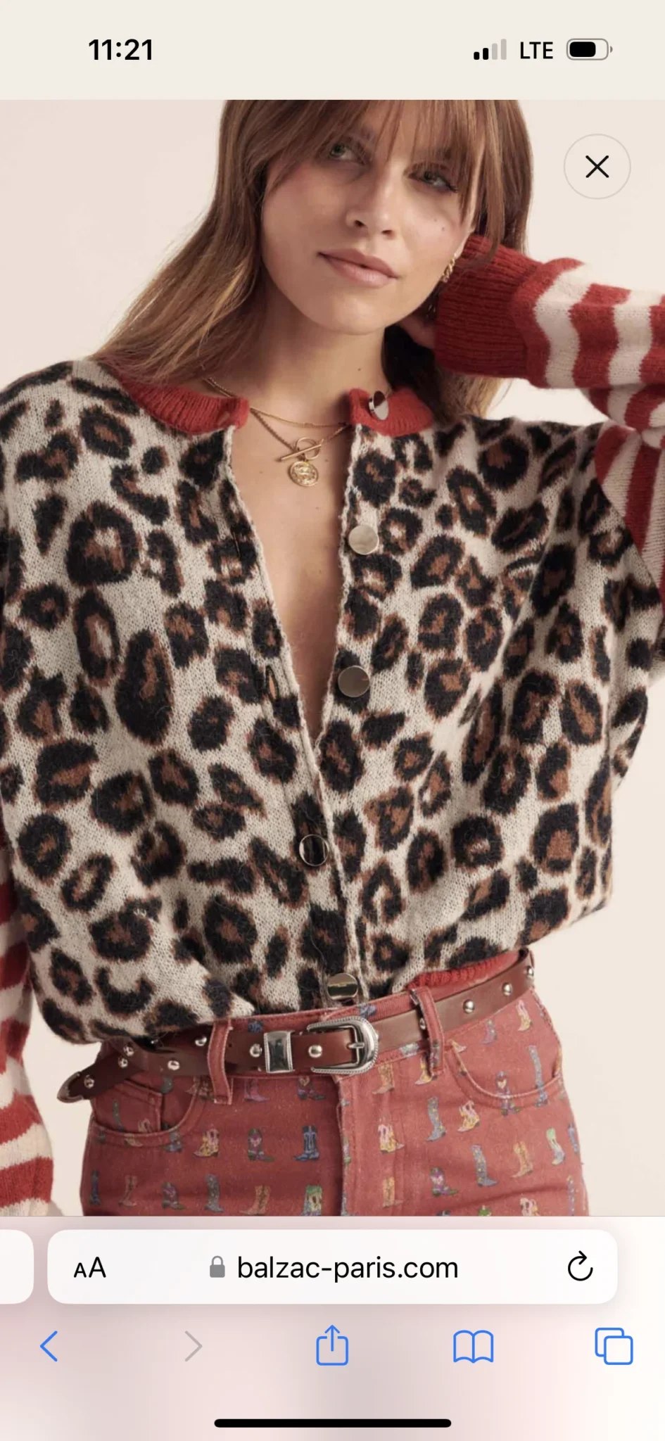 Image for Balzac Cardigan Idole XS