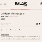 Thumbnail for Balzac Cardigan Idole XS