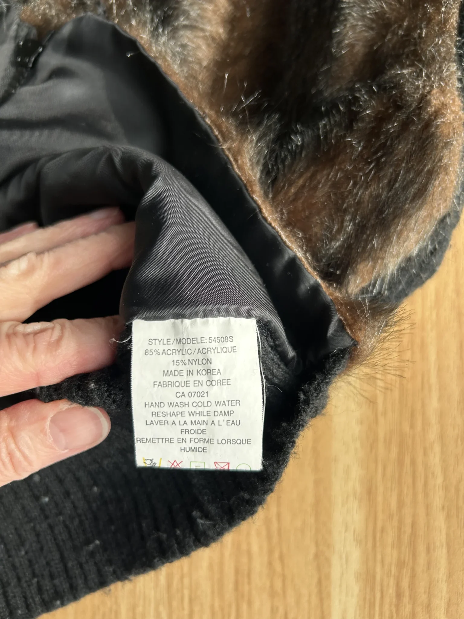 Image for Veste en simili fourrure