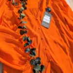 Thumbnail for Blouse orangée