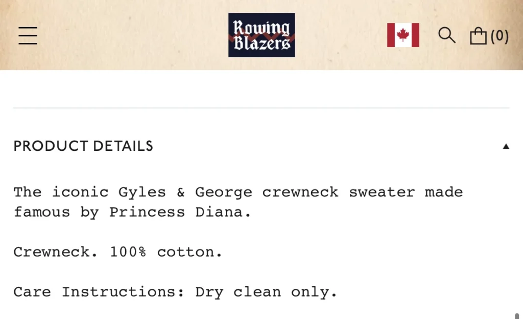 Image for Rowing Blazers Sweater XS