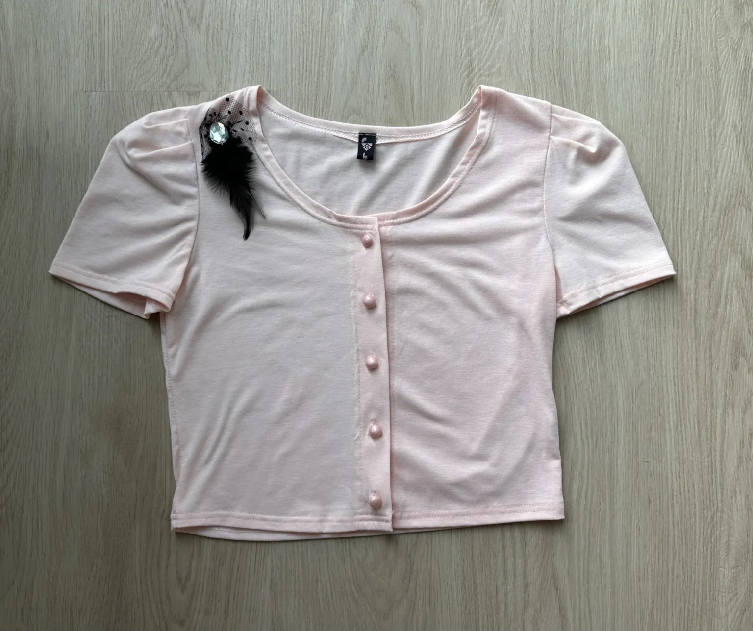 Featured image for Pink Cotton Blouse XS