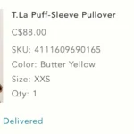 Thumbnail for Anthropologie T.La Puff Sleeve Pullover XXS