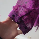 Thumbnail for Haut léger mauve avec étoile