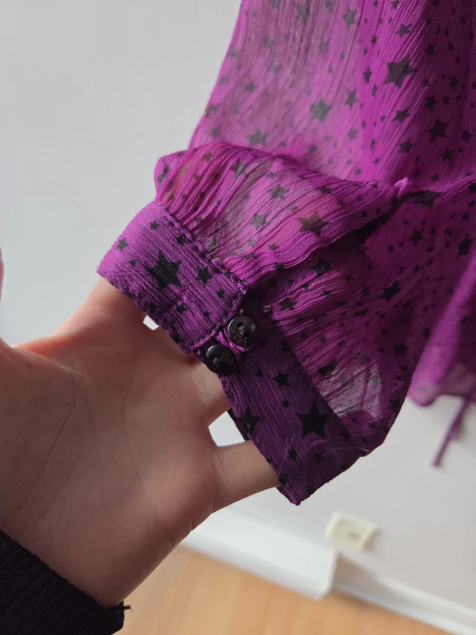 Image for Haut léger mauve avec étoile