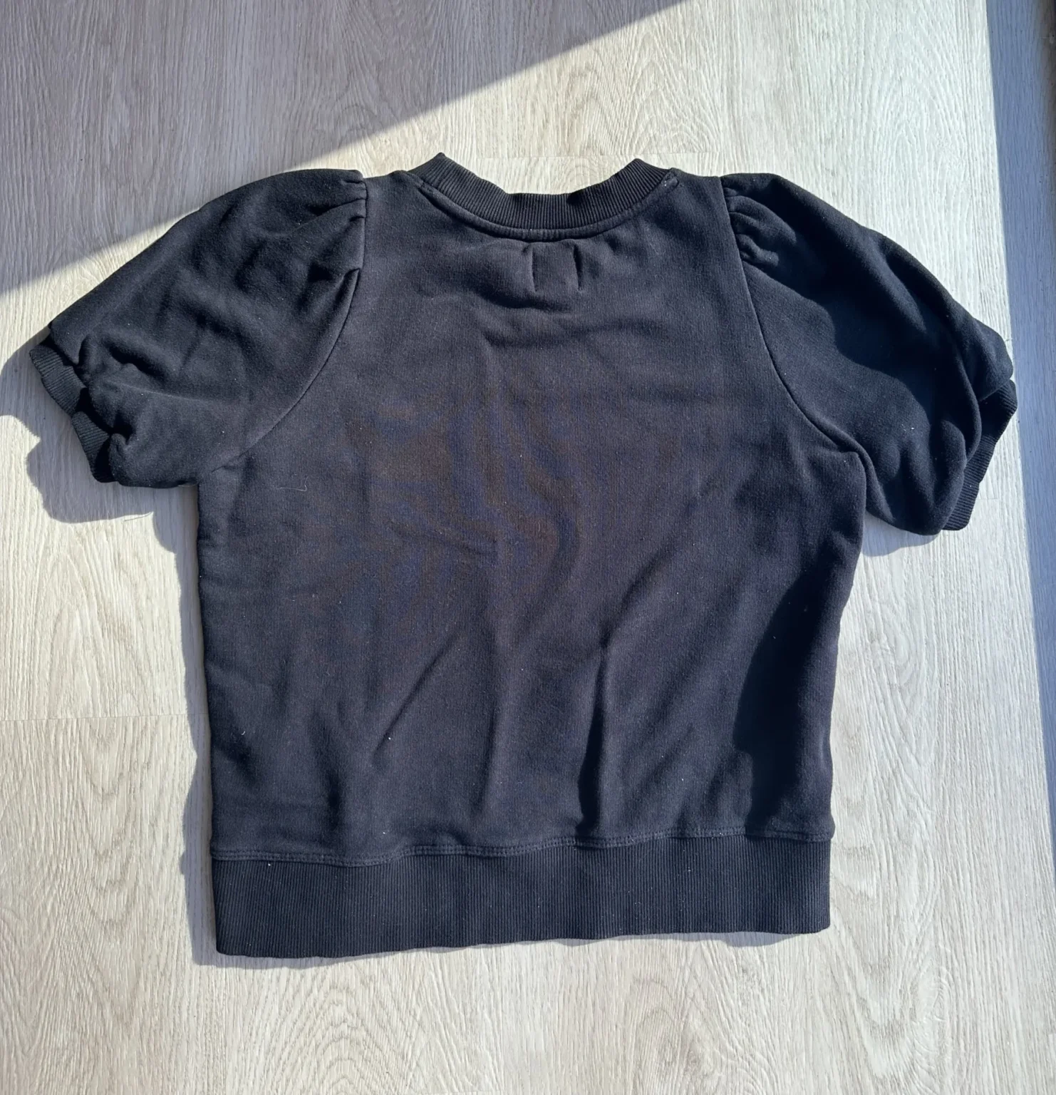 Image for Anthropologie Maeve Puff Sleeve Sweatshirt Tee XS