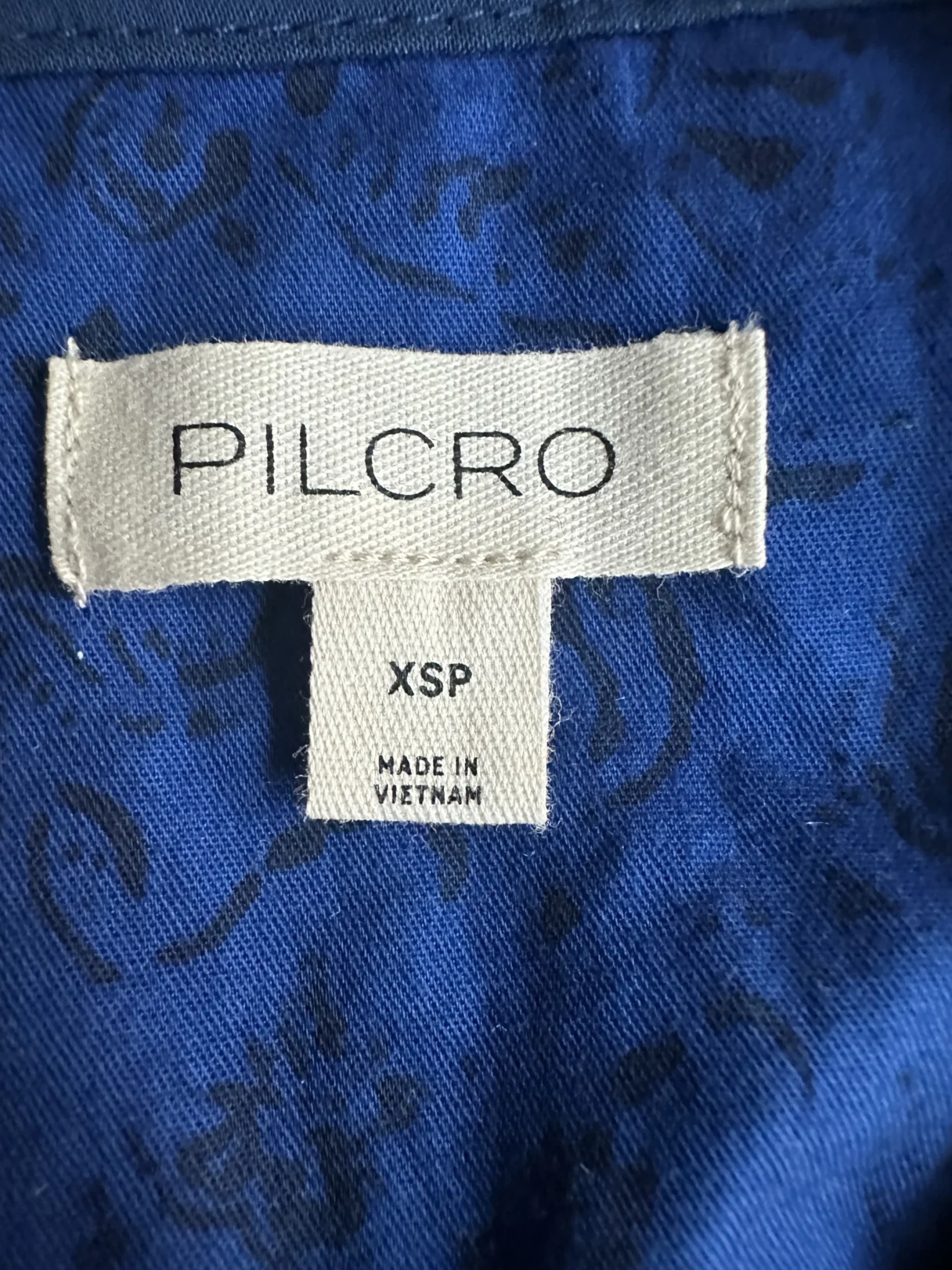 Image for Anthropologie Pilcro Velvet Shirt XS Small