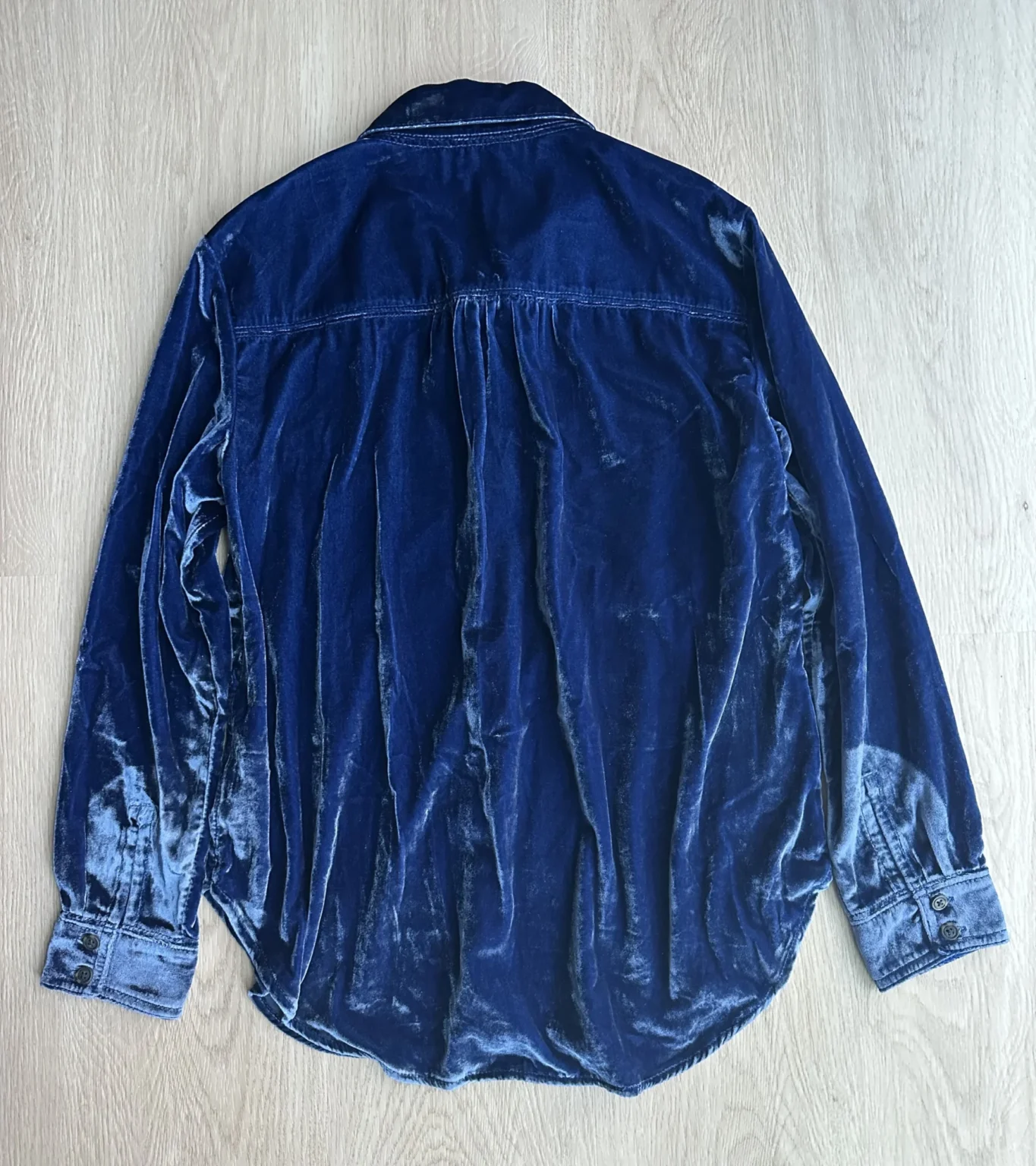 Image for Anthropologie Pilcro Velvet Shirt XS Small