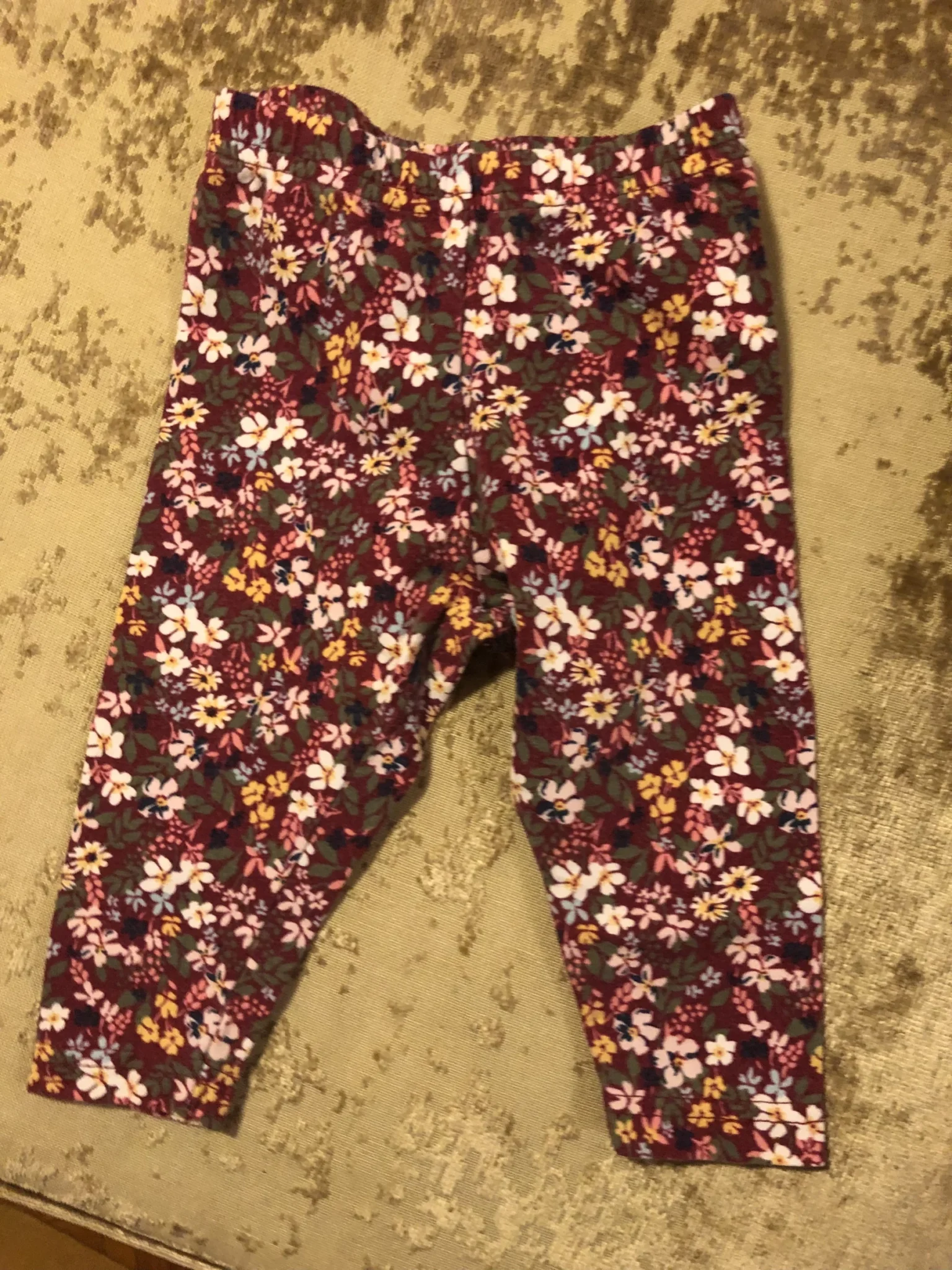 Featured image for Leggings bébé bordeaux-prune 6 mois