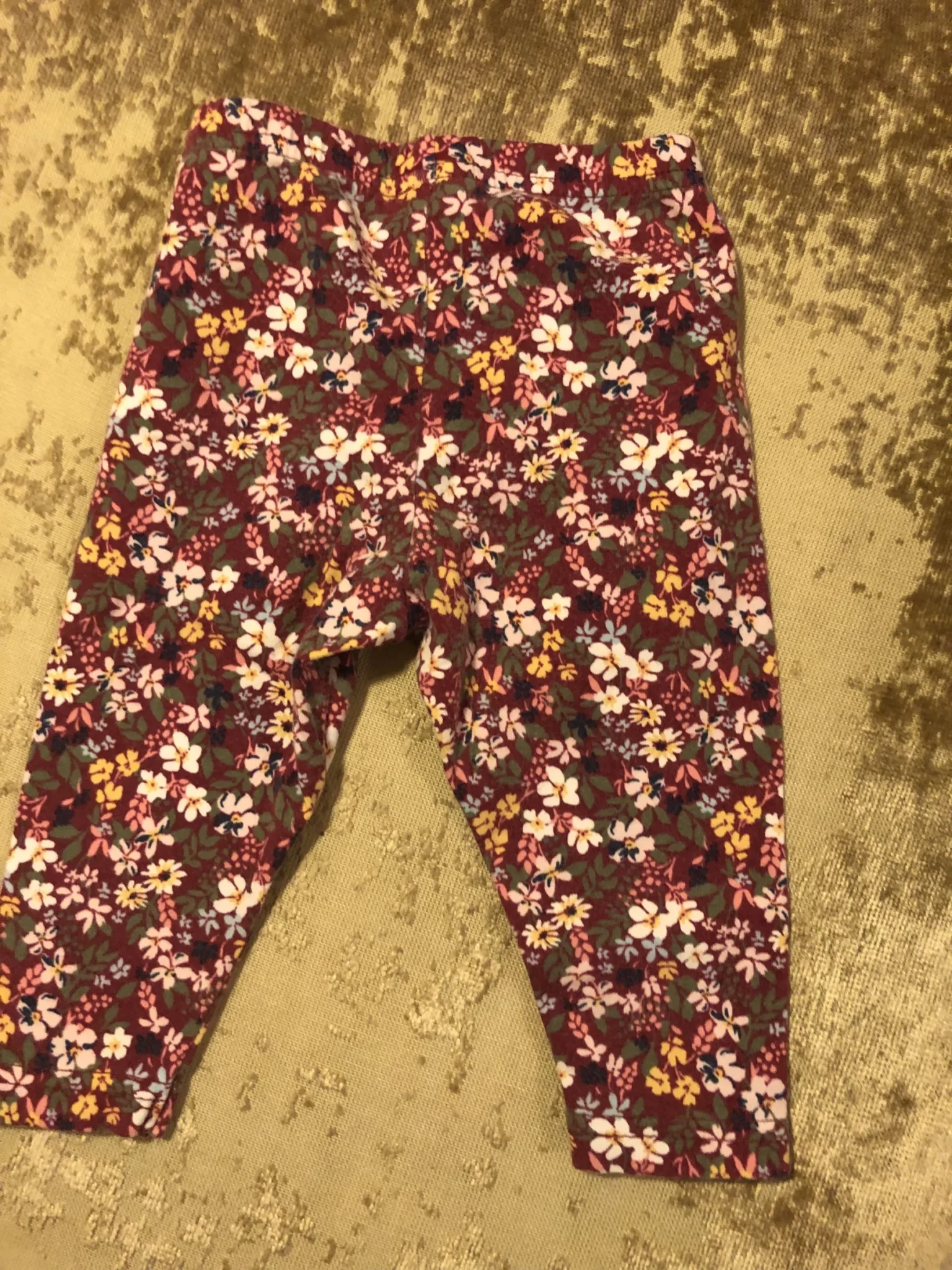 Image for Leggings bébé bordeaux-prune 6 mois