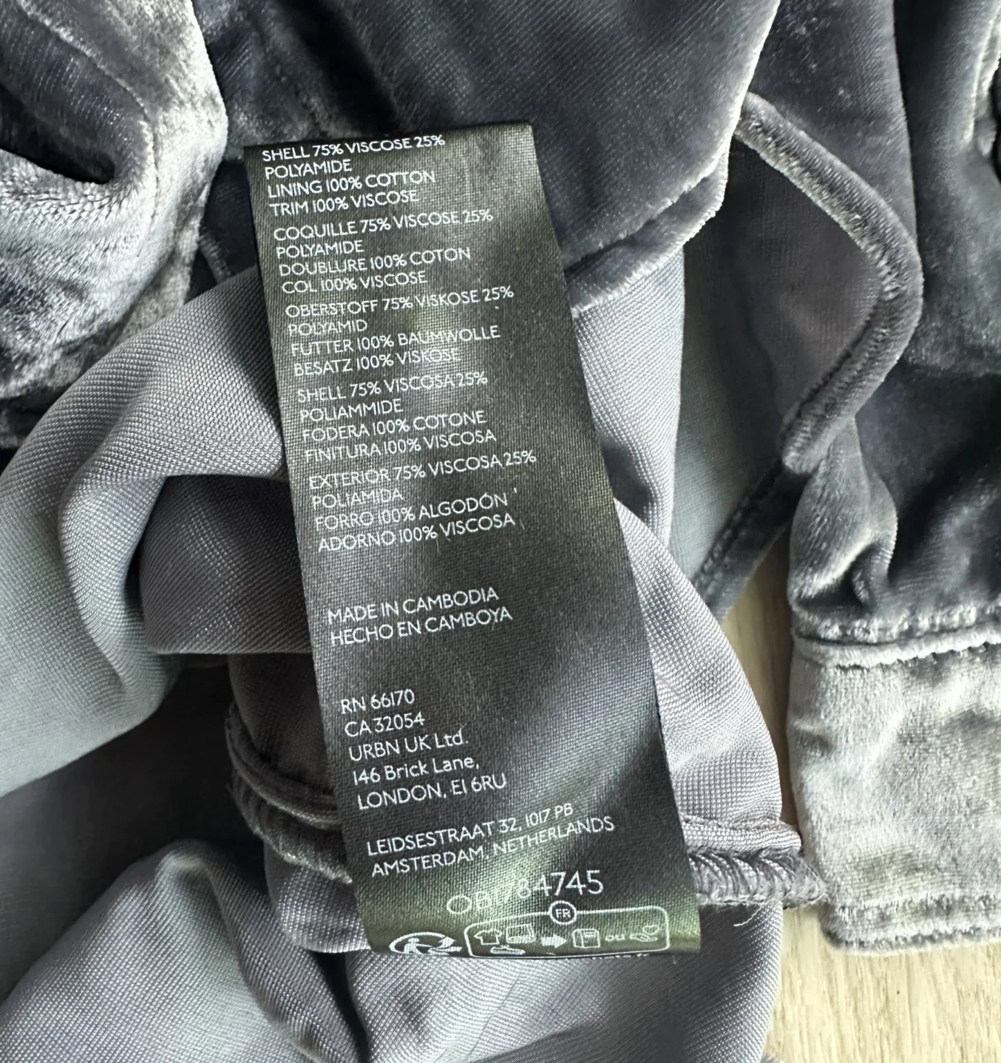 Image for Anthropologie Pilcro Velvet Shirt XXS