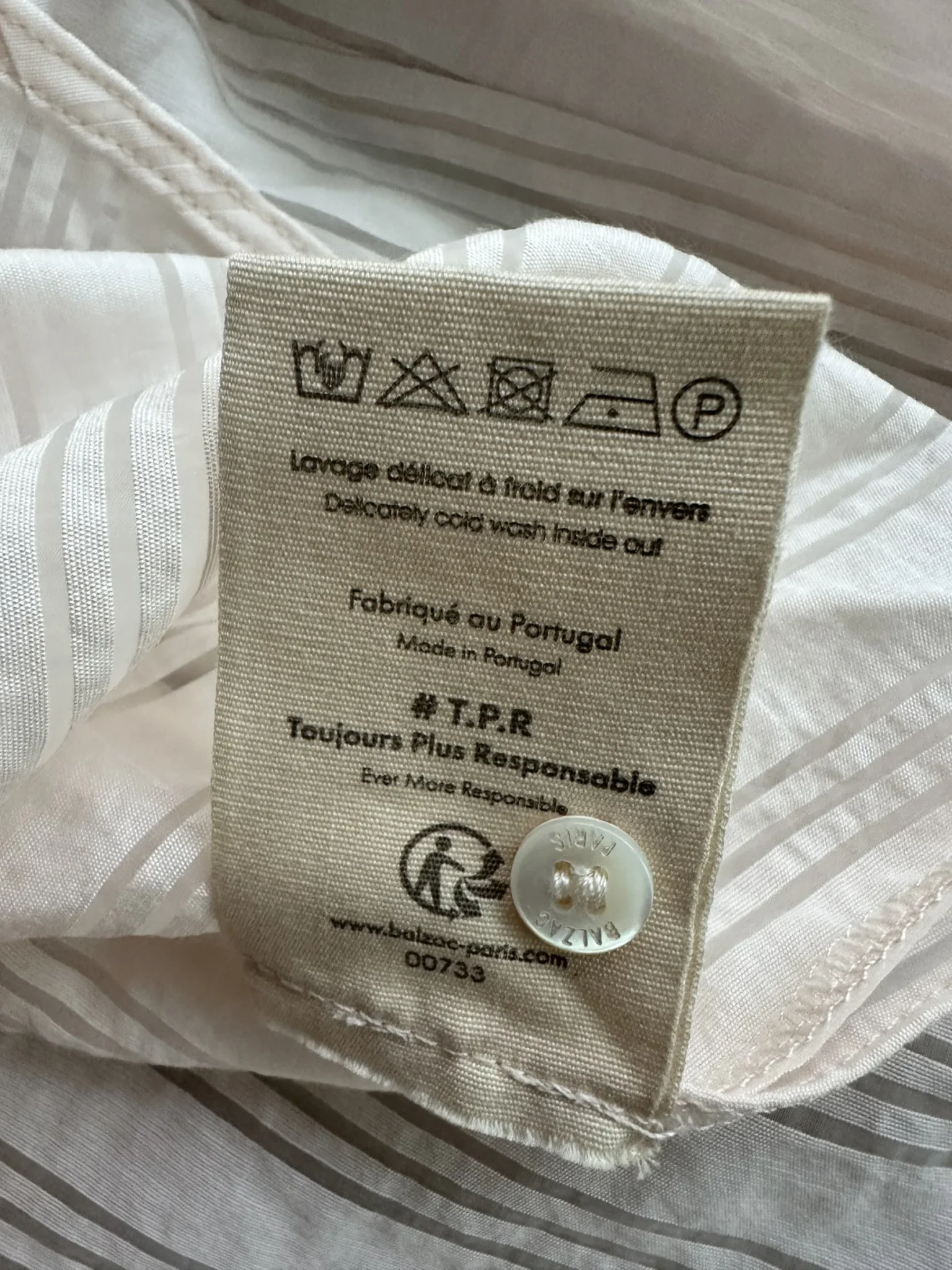 Image for Balzac Bianca 34 shirt
