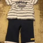 Thumbnail for Tee capitaine bébé unisexe 6 mois