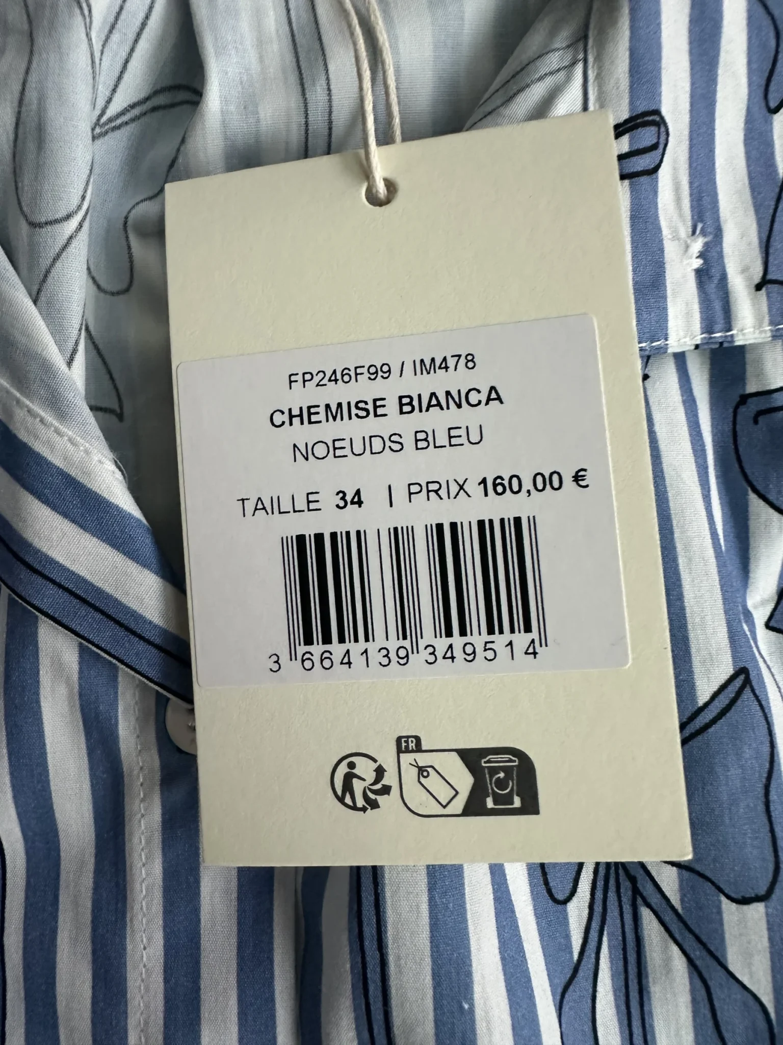 Image for Balzac Bianca 34 shirt