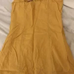 Thumbnail for Robe d'été courte jaune