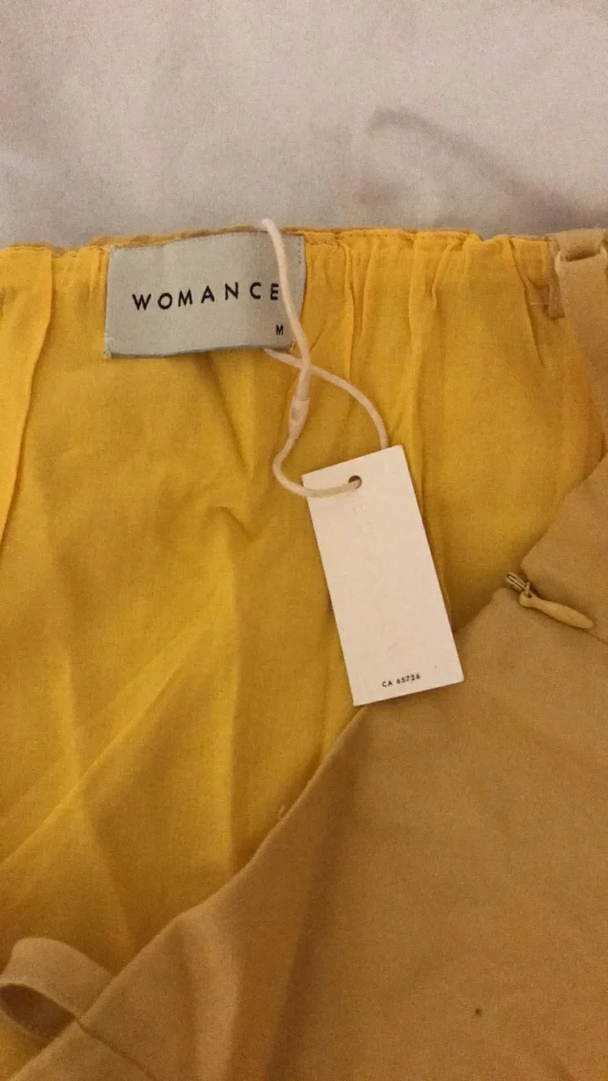 Image for Robe d'été courte jaune