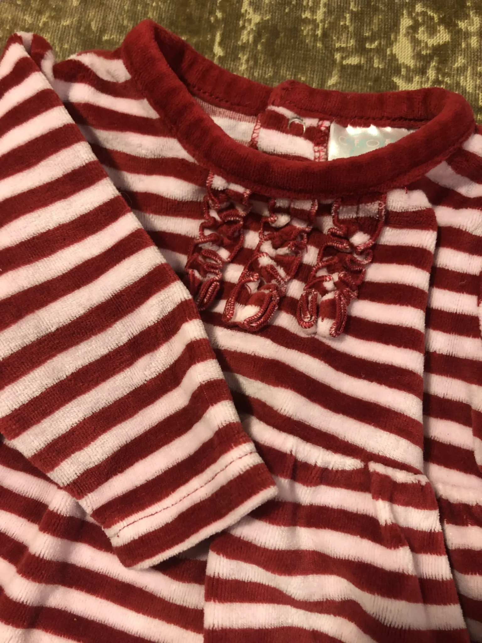Featured image for Robe rouge et rose 3-6 mois