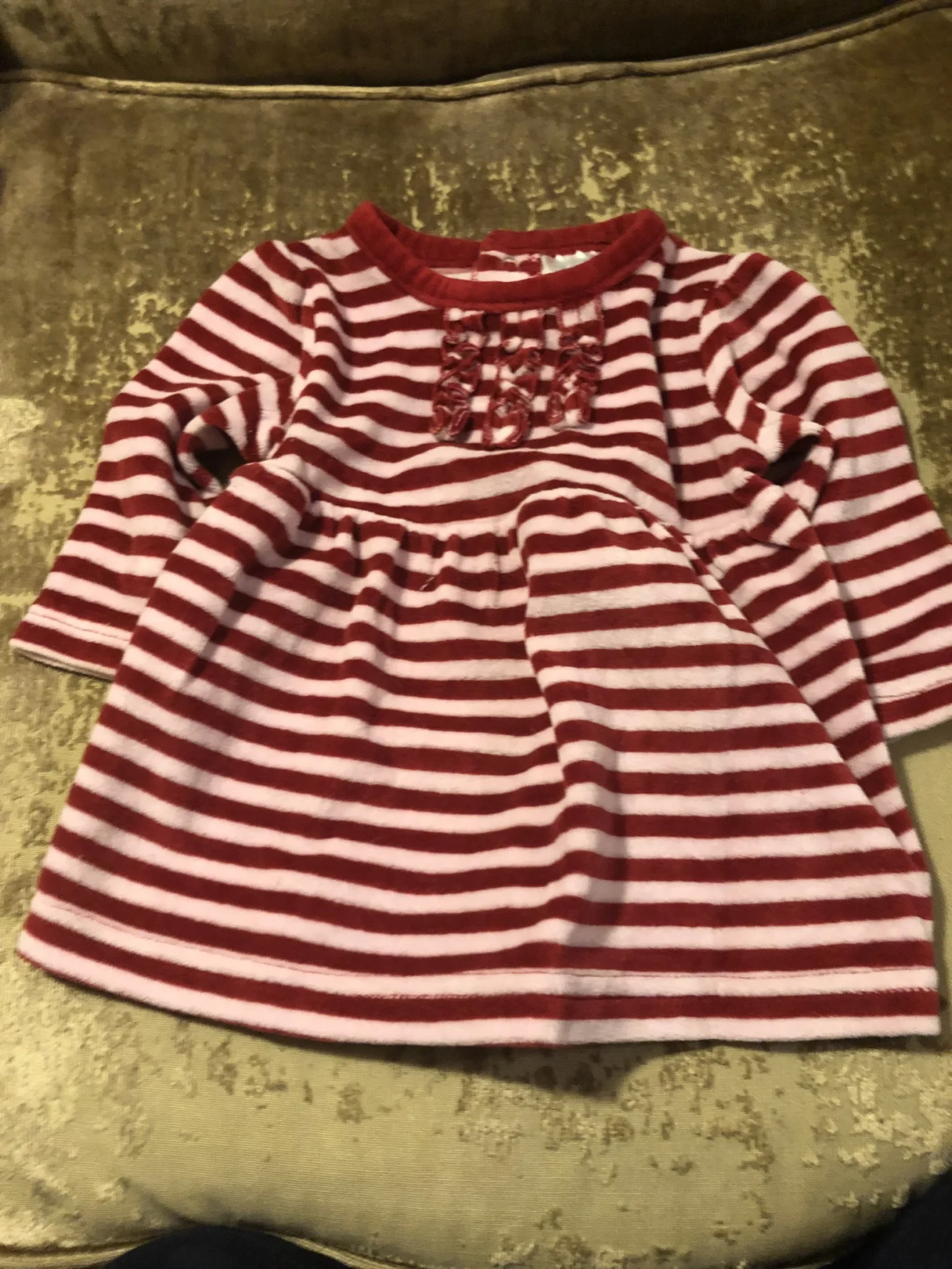 Image for Robe rouge et rose 3-6 mois