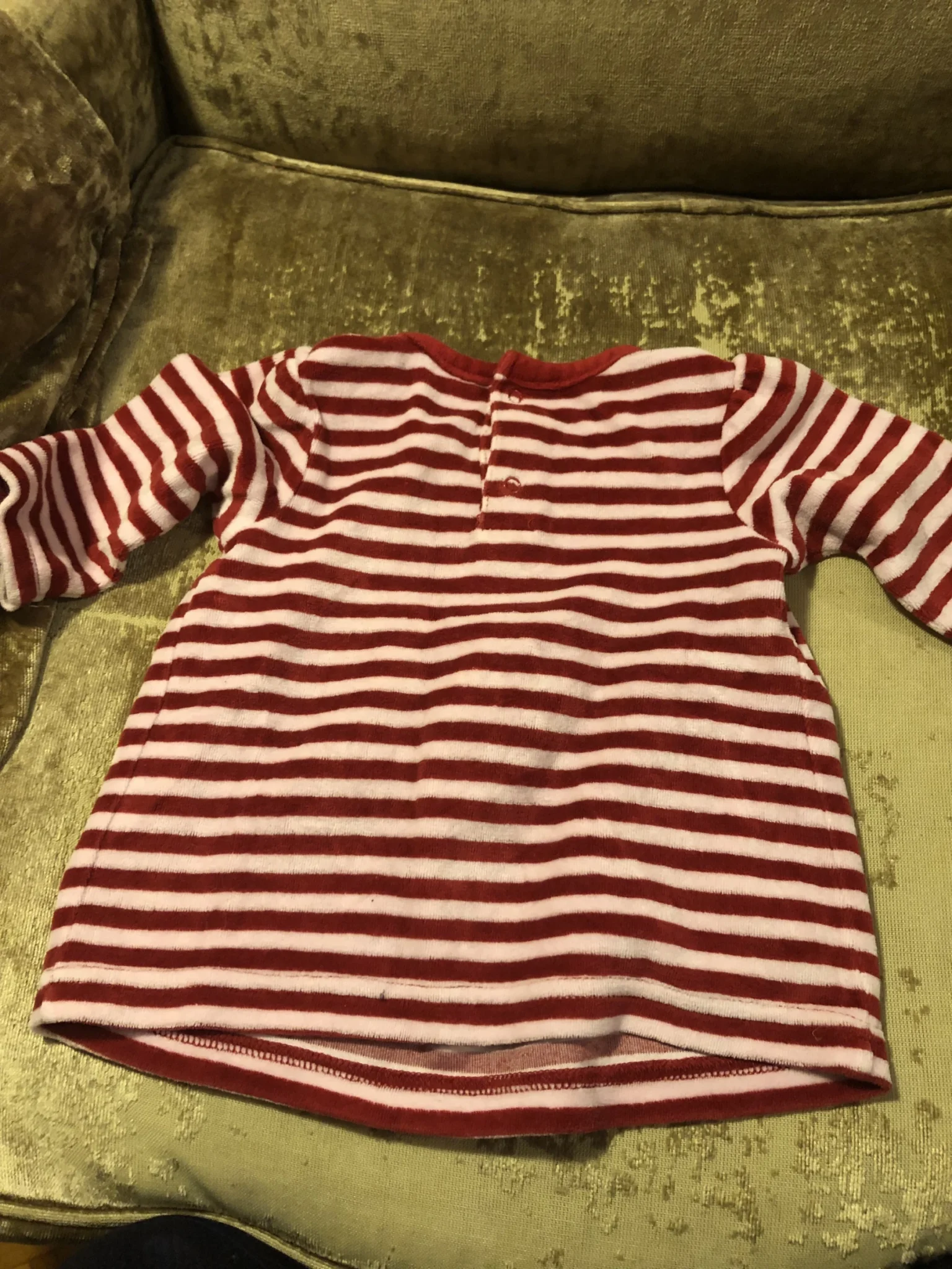 Image for Robe rouge et rose 3-6 mois