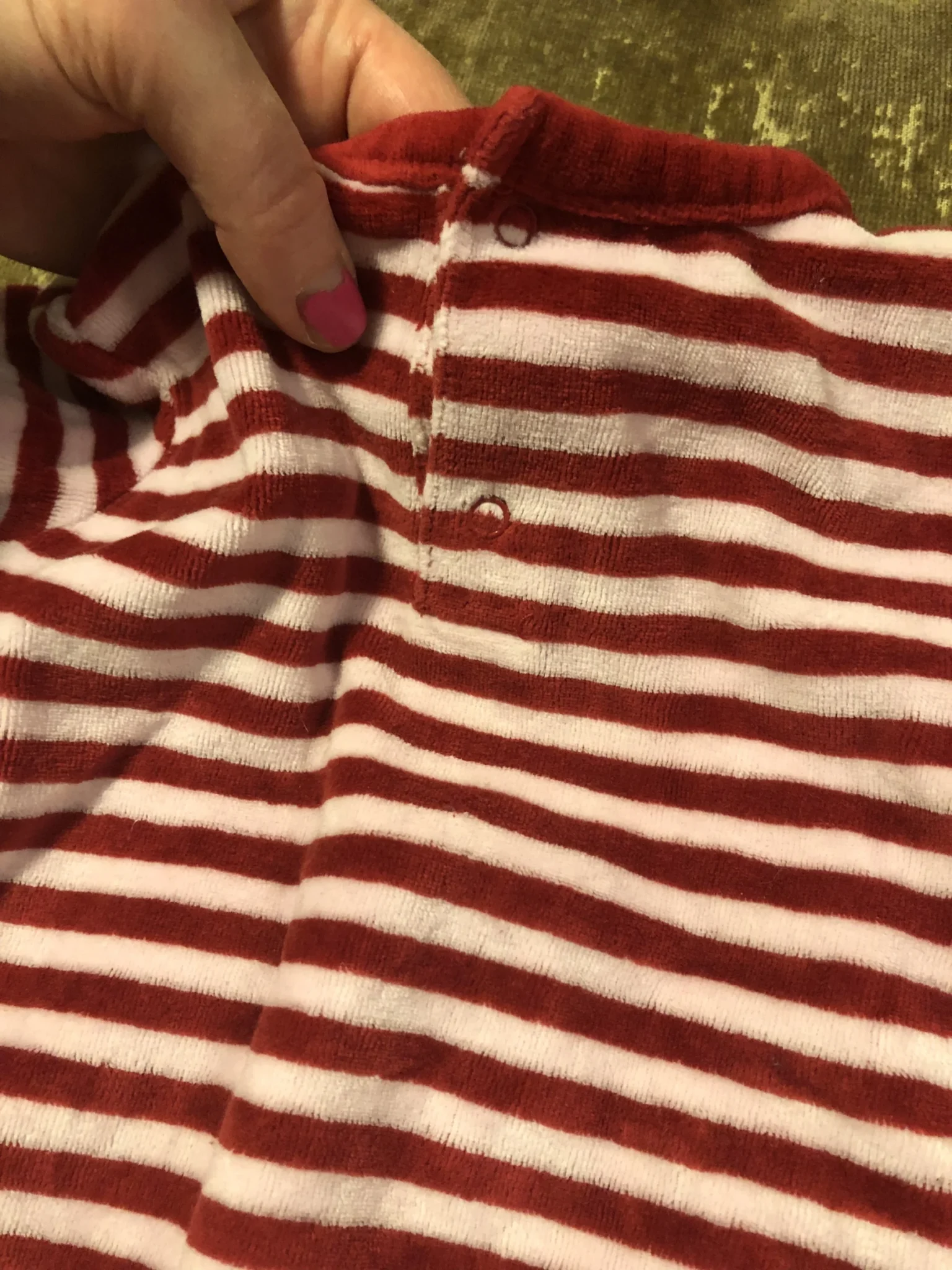 Image for Robe rouge et rose 3-6 mois