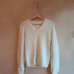 Featured thumbnail for Vintage ecru knitted jumper