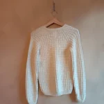 Thumbnail for Vintage ecru knitted jumper