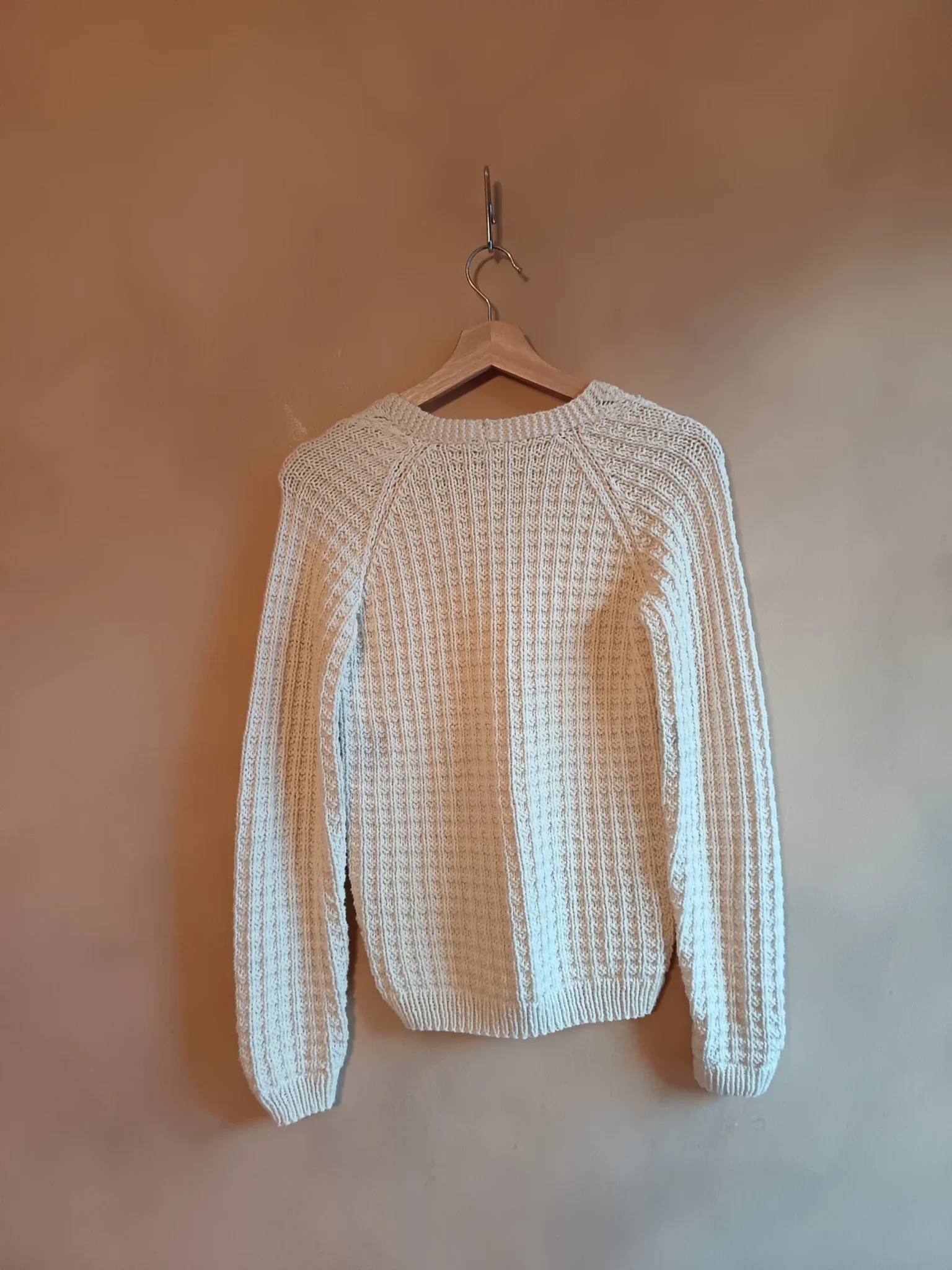 Image for Vintage ecru knitted jumper
