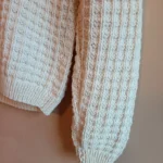 Thumbnail for Vintage ecru knitted jumper