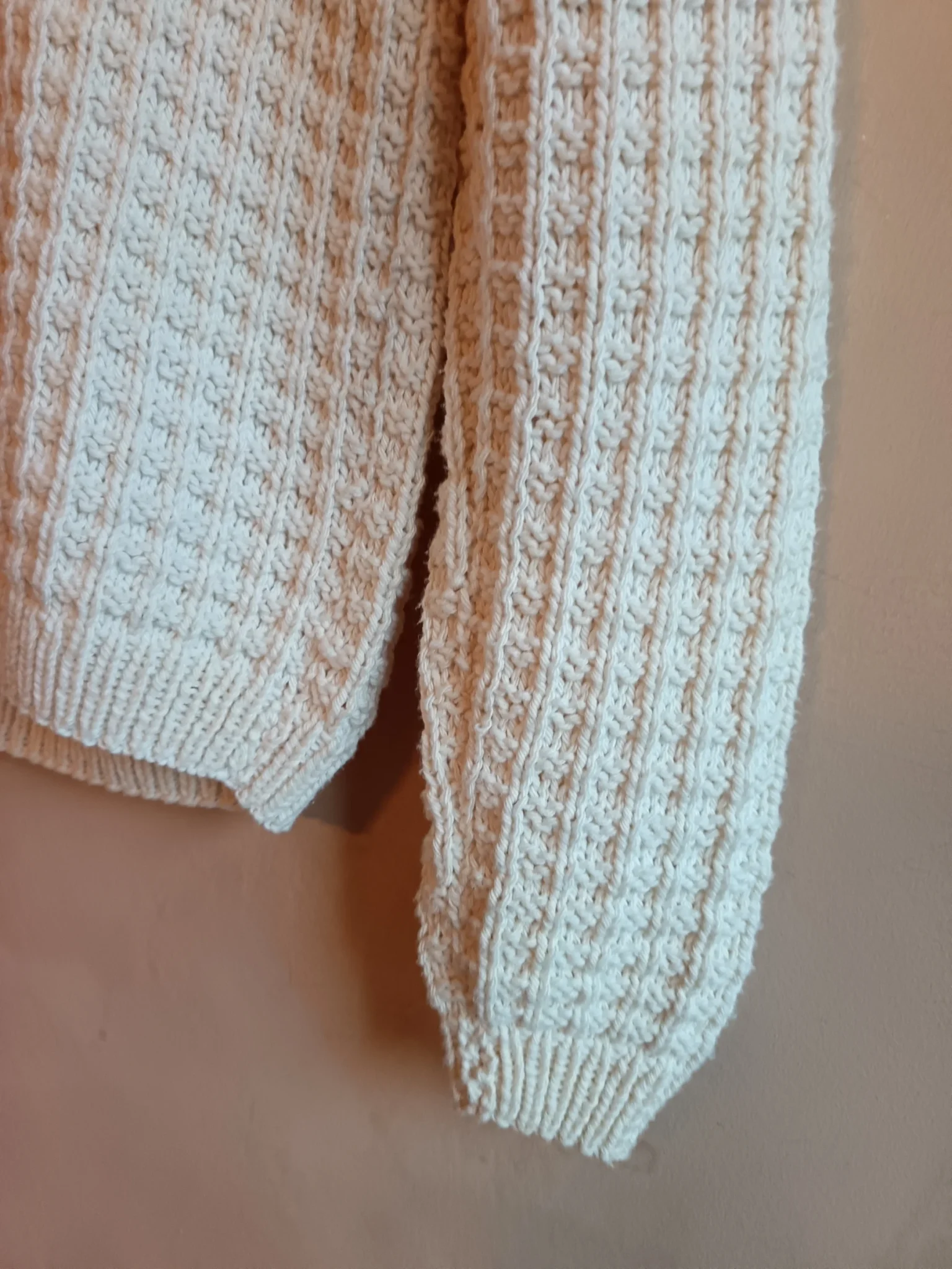 Image for Vintage ecru knitted jumper