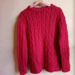 Featured thumbnail for Red vintage-style cable jumper