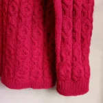 Thumbnail for Red vintage-style cable jumper
