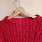 Thumbnail for Red vintage-style cable jumper