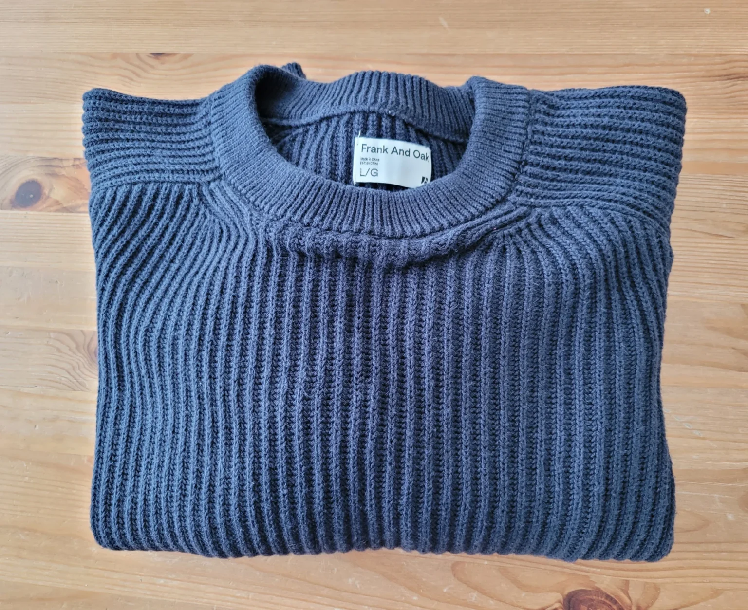 Featured image for Soft navy knit