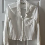 Featured thumbnail for Blouse blanche manches longues Wilfred Free